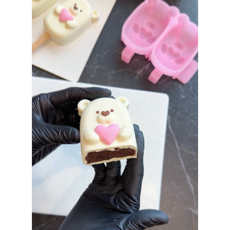 Silikonowa forma Miś Eskimo, 85 ml