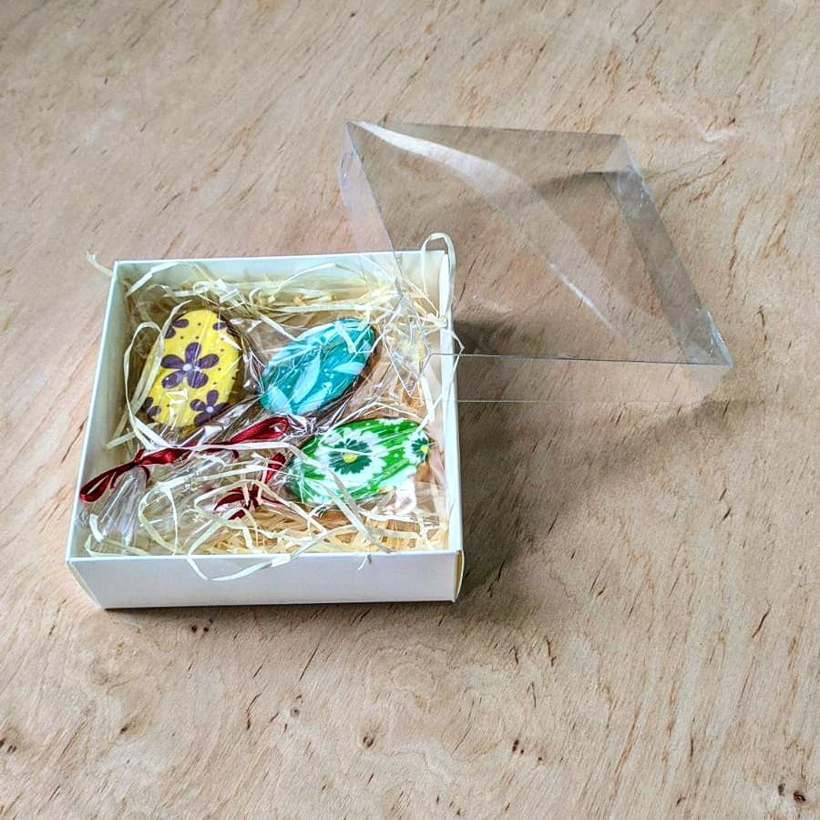 Przezroczyste pudełko na pierniki/ciastka