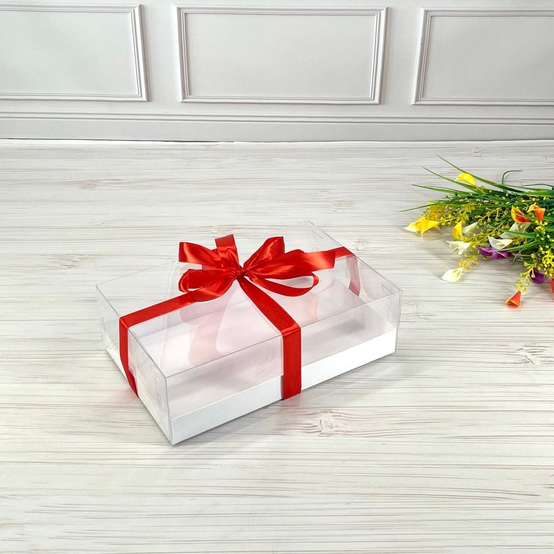 Przezroczyste pudełko na deser 260x170x80 mm/PET
