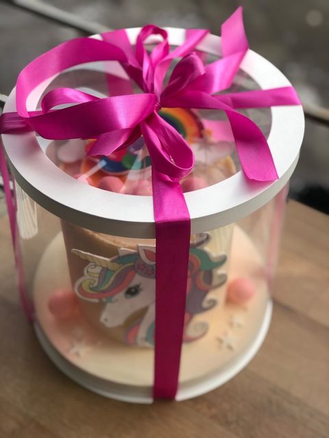 pudełko na tort przezroczyste z okienkiem