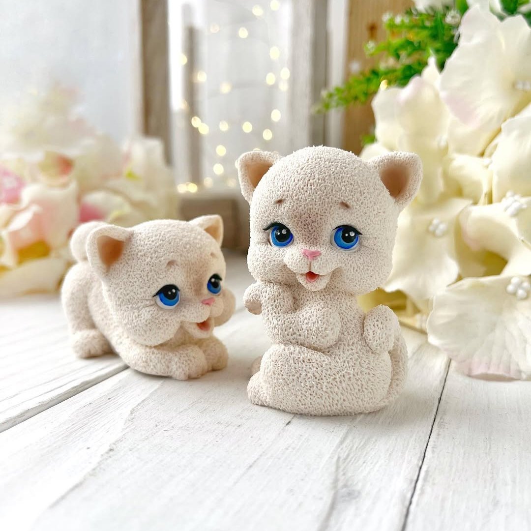 Forma silikonowa 3D Koteczek mini 3