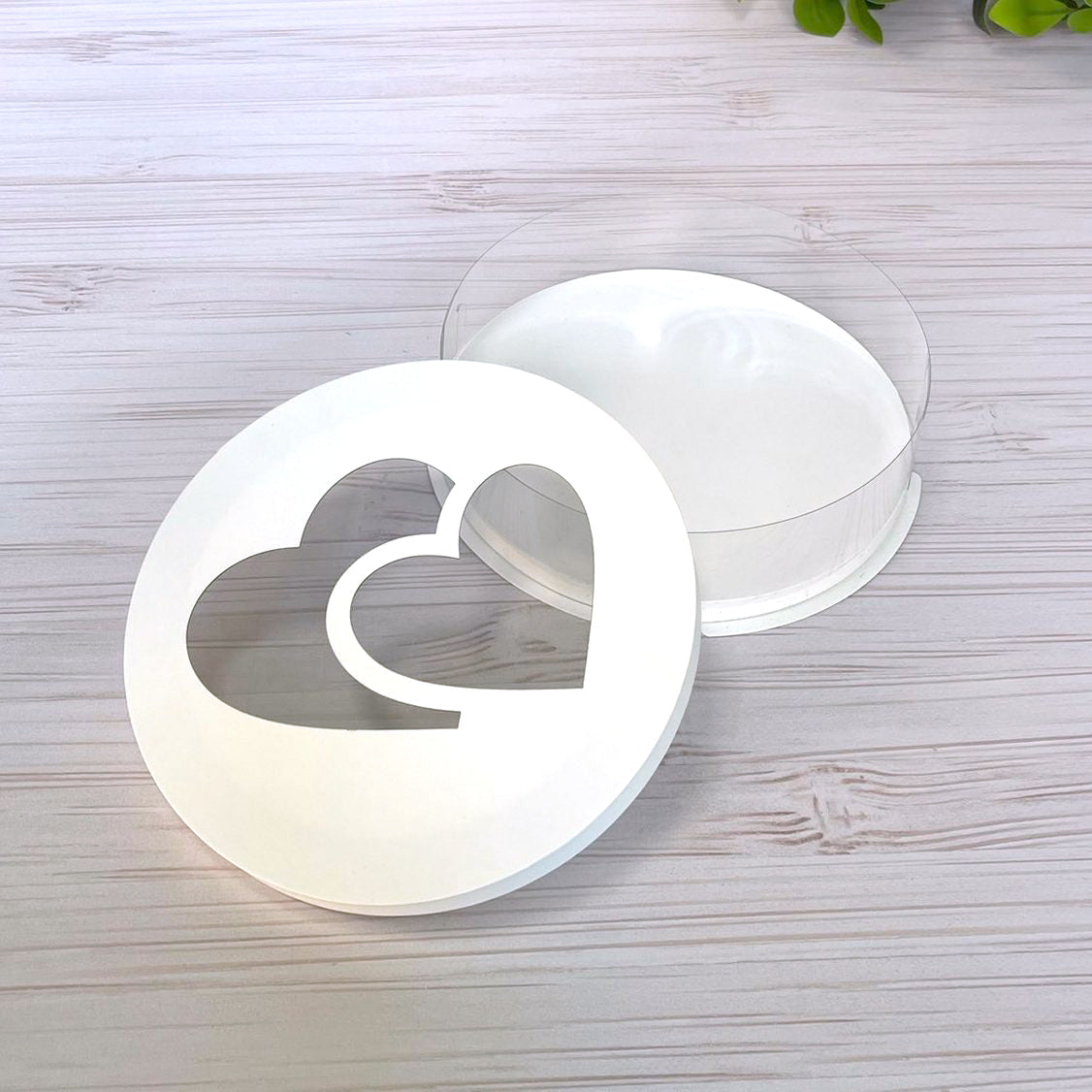 pudełko na ciasto przezroczyste z okienkiem