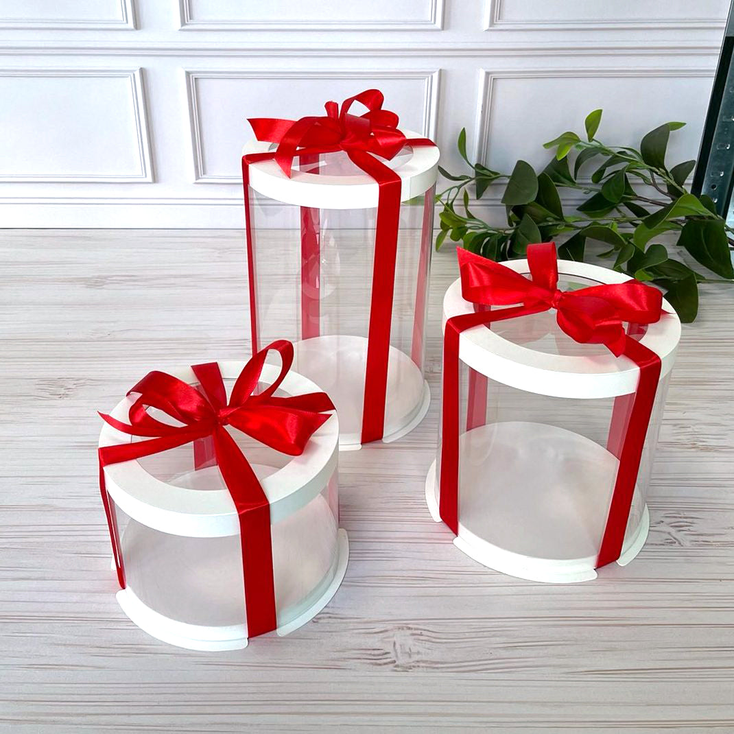 pudełko na tort przezroczyste z okienkiem