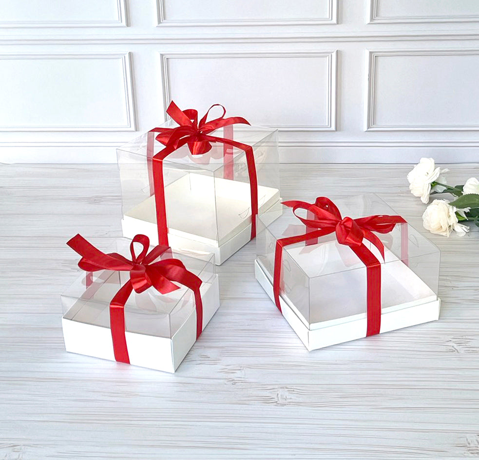 Pudełka na desery przezroczyste