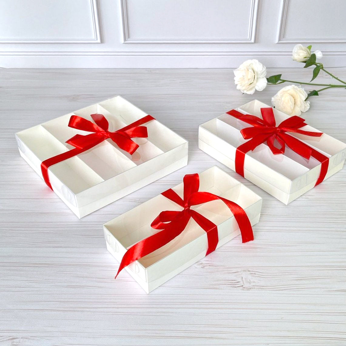 Przezroczyste pudełko na makaroniki