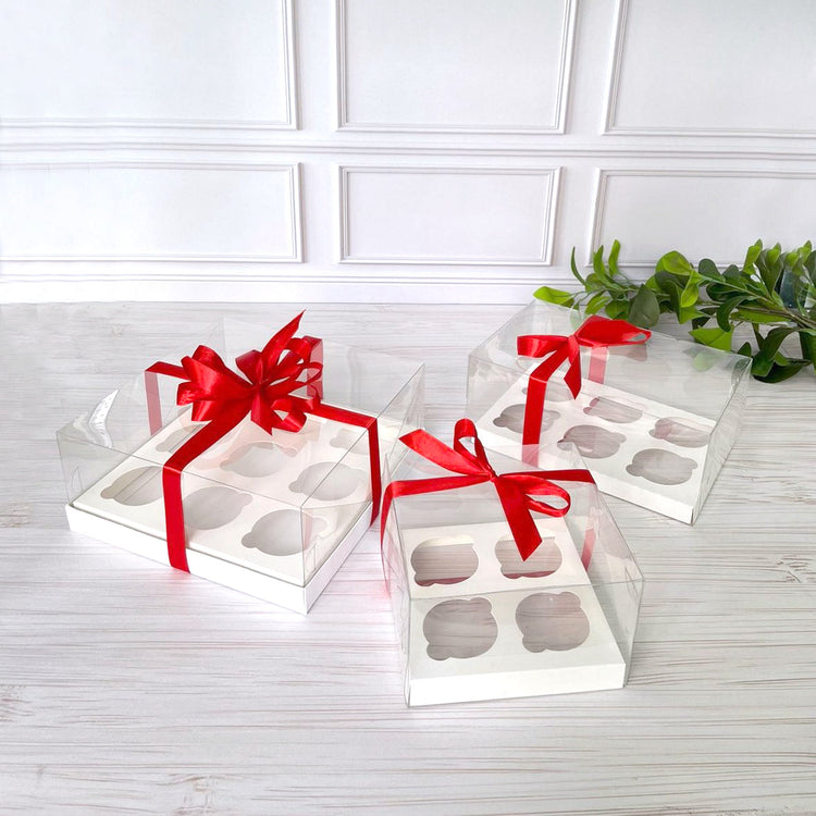 Przezroczyste pudełko na babeczki