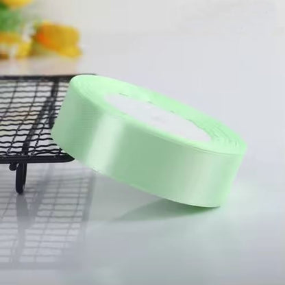 Wstążka satynowa 2 cm kolor Miętowy, rolka 33 m