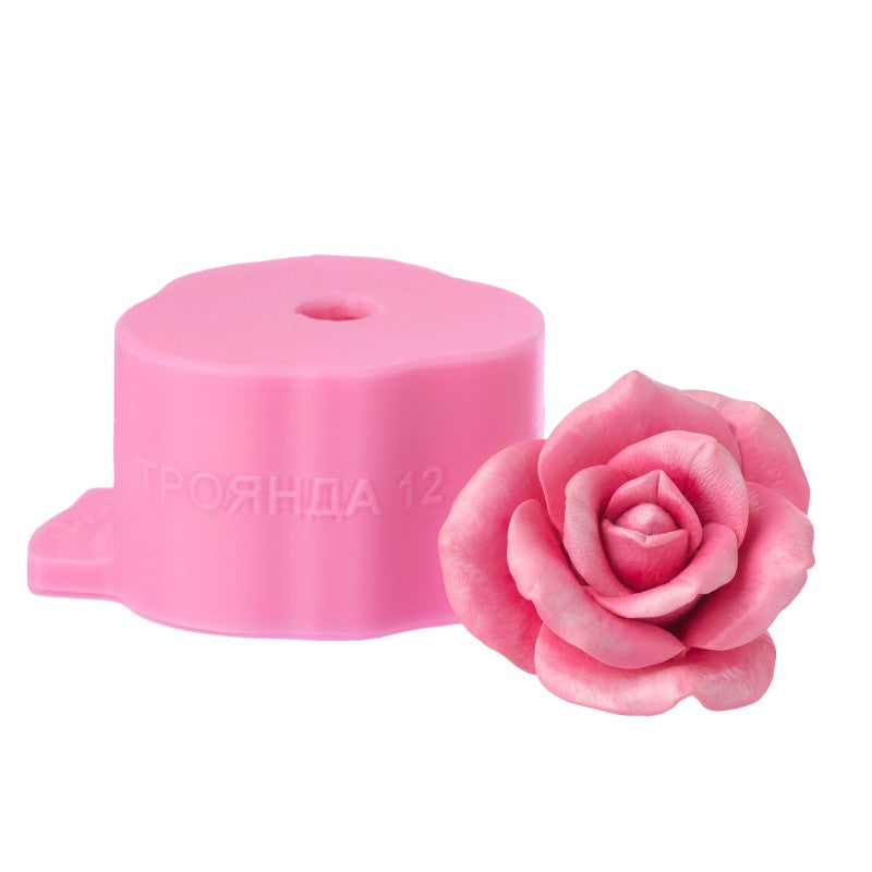 Forma silikonowa róża 3D