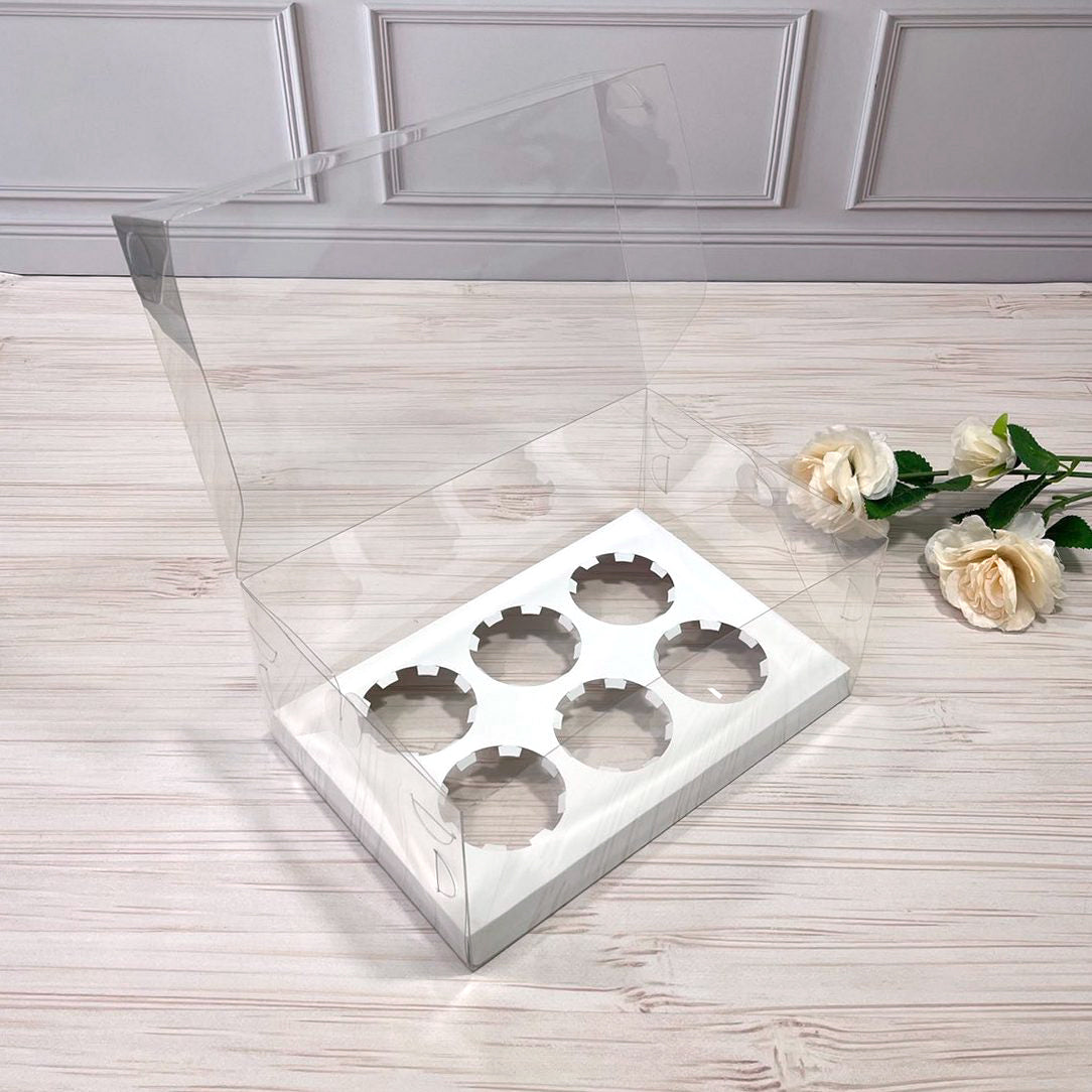 Przezroczyste pudełko na babeczki