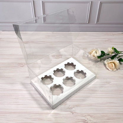 Przezroczyste pudełko na babeczki
