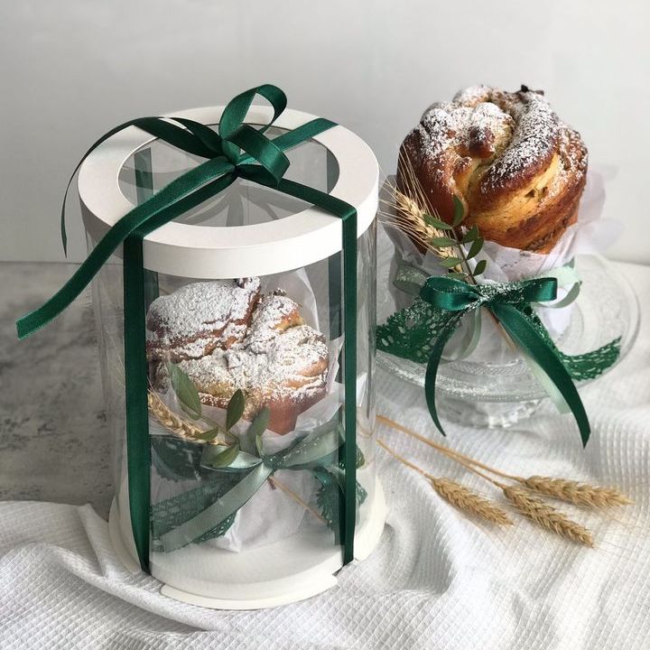 pudełko na tort przezroczyste z okienkiem