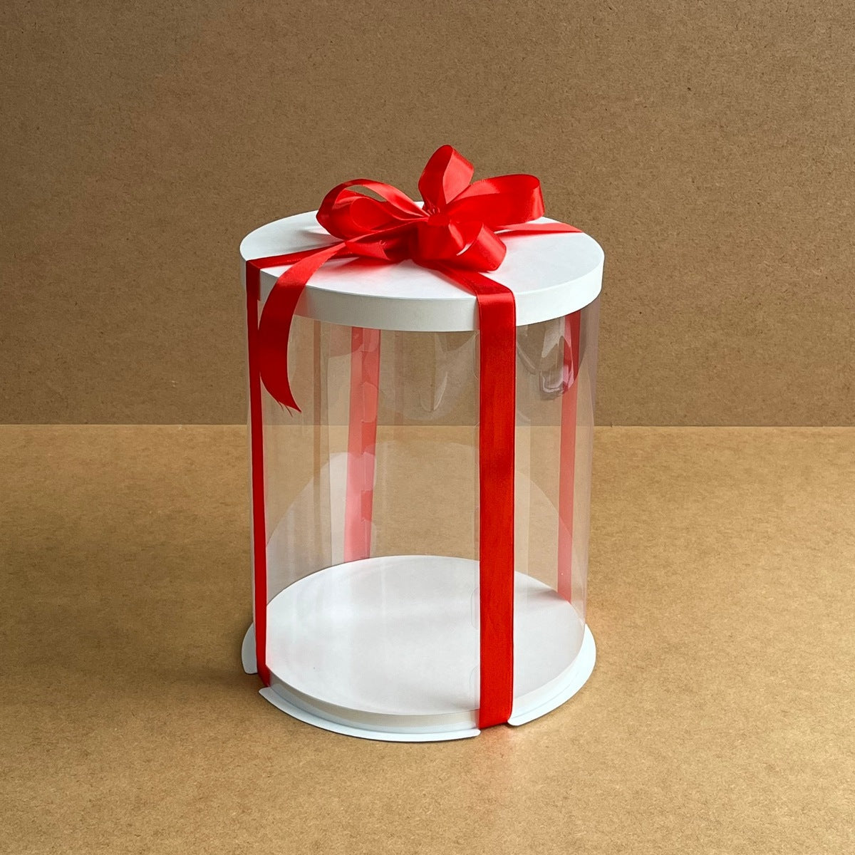 Przezroczyste pudełko na tort