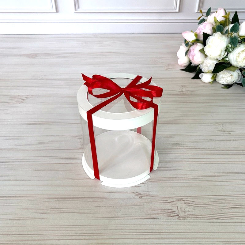 pudełko na tort przezroczyste z okienkiem