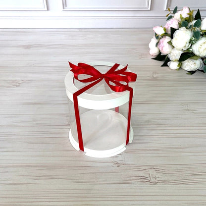 pudełko na tort przezroczyste z okienkiem