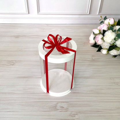 pudełko na tort przezroczyste z okienkiem