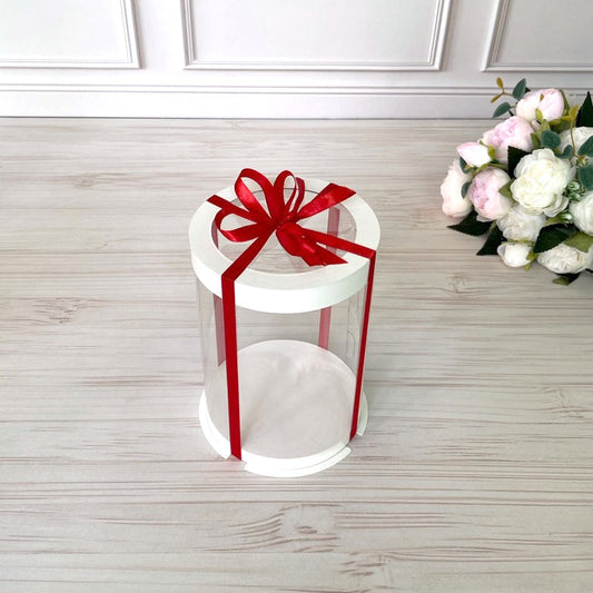 pudełko na tort przezroczyste z okienkiem