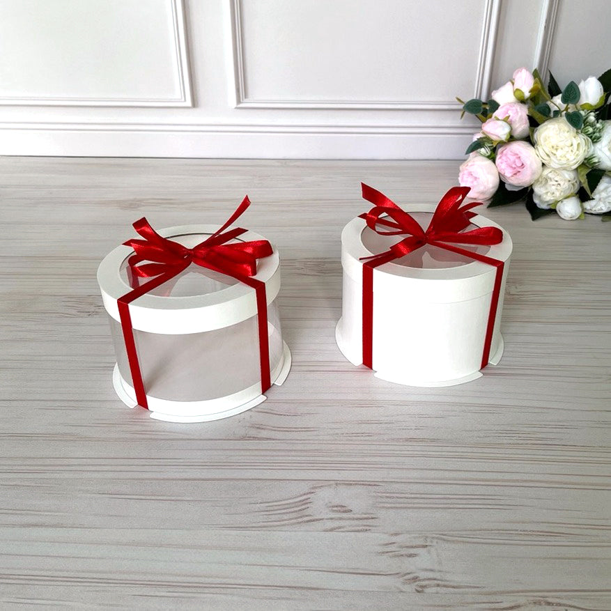 pudełko na tort przezroczyste z okienkiem