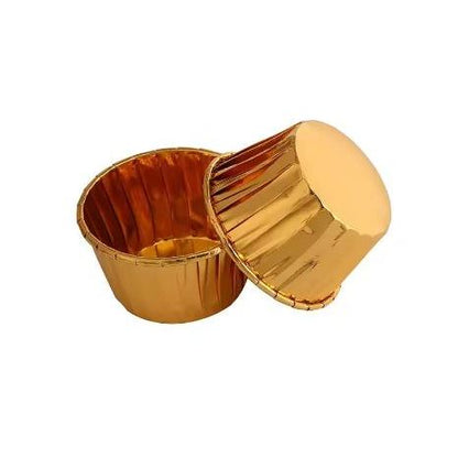 Papilotki do muffin / babeczek – 25 sztuk – Złote