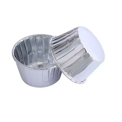 Papilotki do muffin / babeczek – 25 sztuk – Srebrne