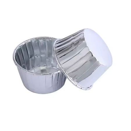 Papilotki do muffin / babeczek – 25 sztuk – Srebrne