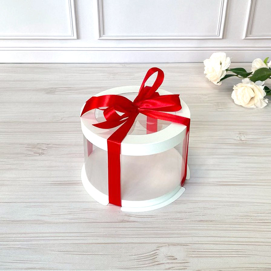 pudełko na tort przezroczyste z okienkiem