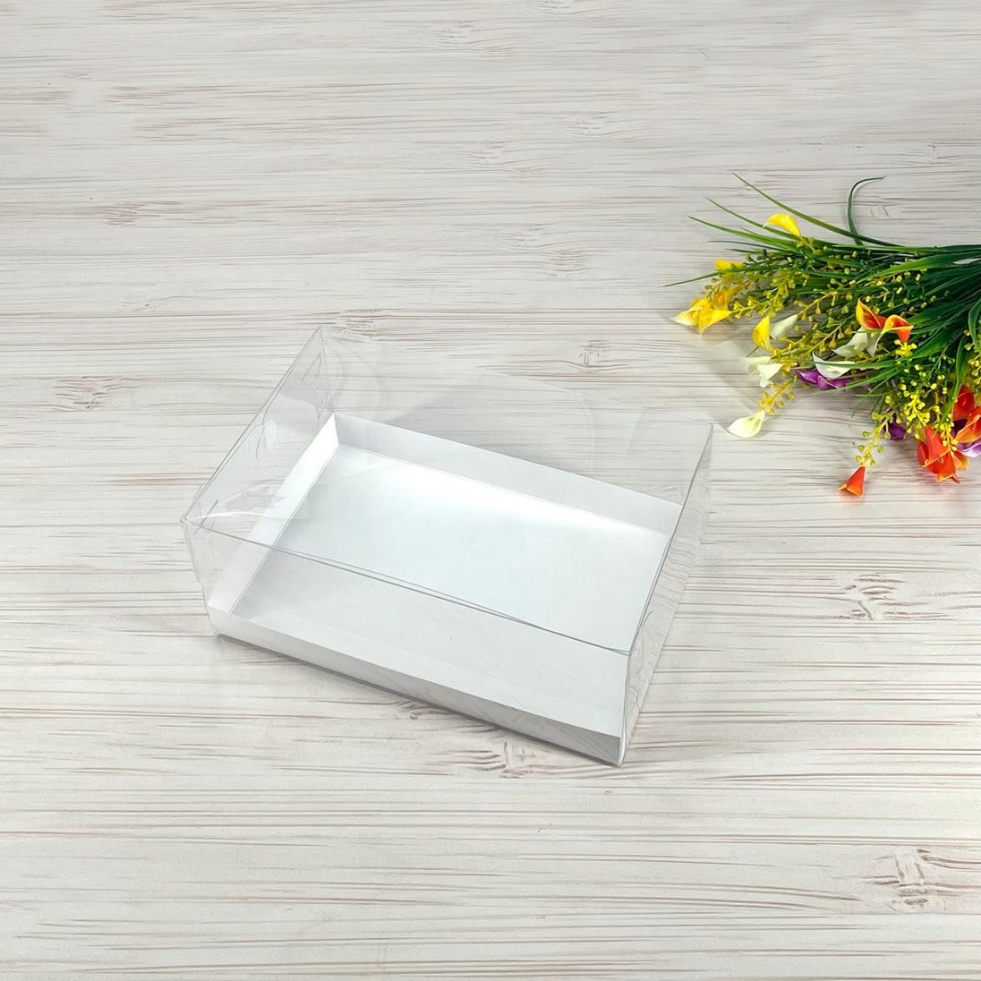 Przezroczyste pudełko na deser 260x170x110 mm