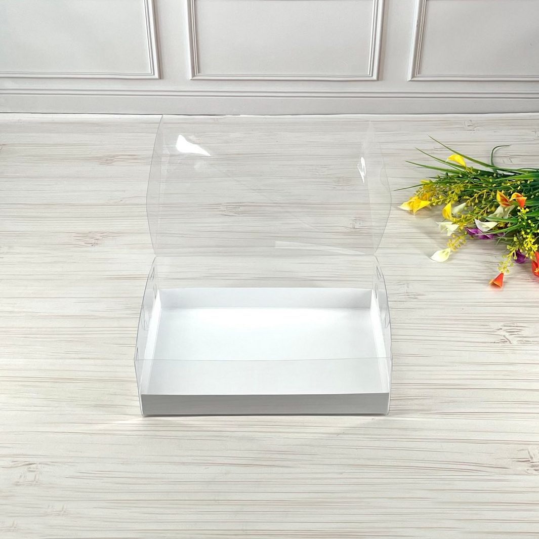 Przezroczyste pudełko na deser 260x170x80 mm/PET
