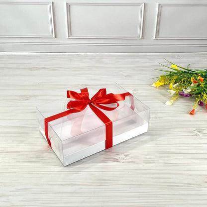 Przezroczyste pudełko na deser 260x170x80 mm/PET