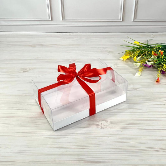 Przezroczyste pudełko na deser 260x170x80 mm/PET