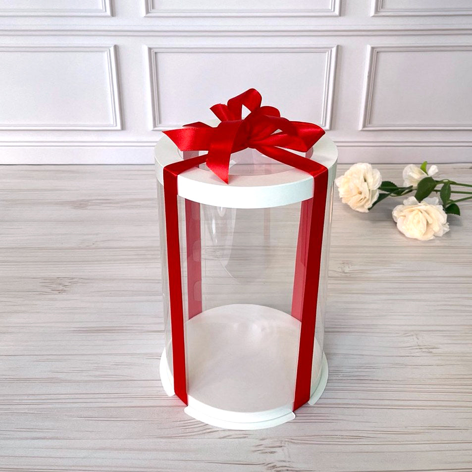 pudełko na tort przezroczyste z okienkiem