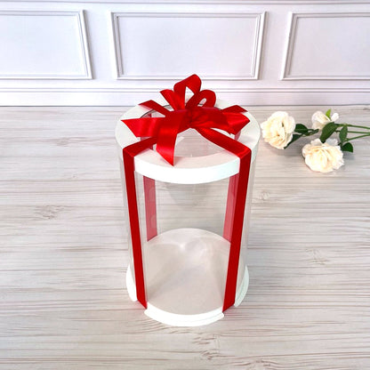 pudełko na tort przezroczyste z okienkiem