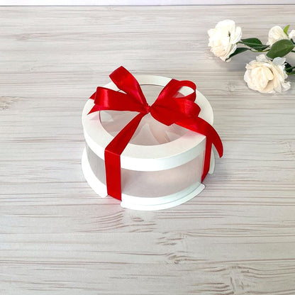 pudełko na tort przezroczyste z okienkiem