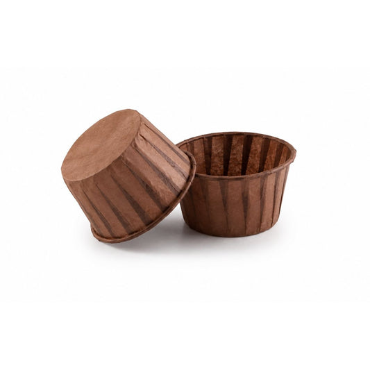 Papilotki papierowe do muffinów / babeczek – Kakaowe 50×40 mm, 100 szt
