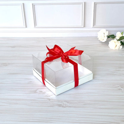 Pudełka na bento tort przezroczyste