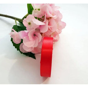 Wstążka satynowa 2 cm Czerwona, rolka 33 m