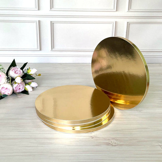 podkład pod tort złote