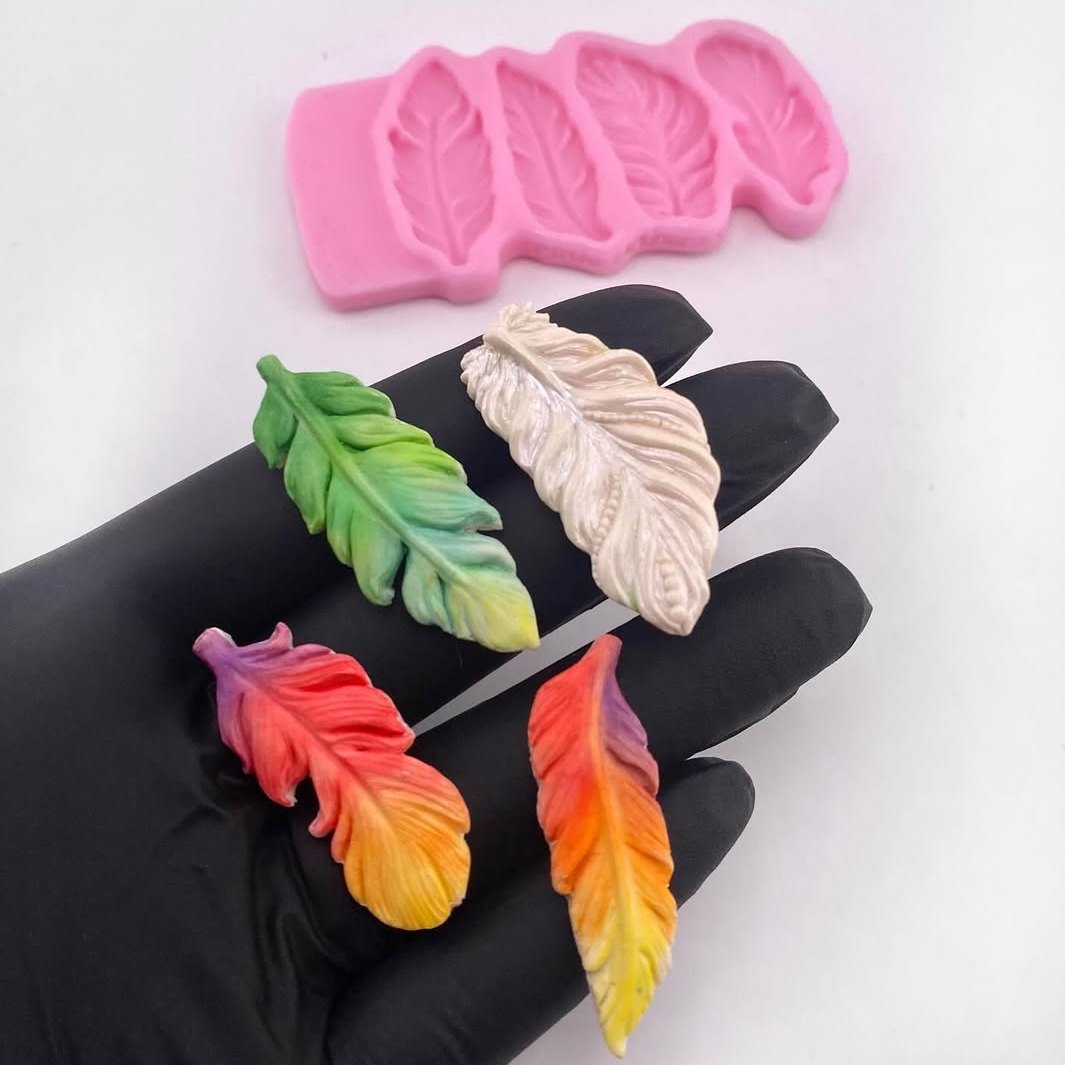 Forma silikonowa Pióra