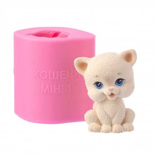 Forma silikonowa 3D Koteczek mini 1