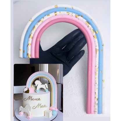 Forma silikonowa Wielka tęcza 2D