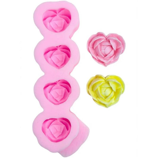 Forma silikonowa Różane serca 3D