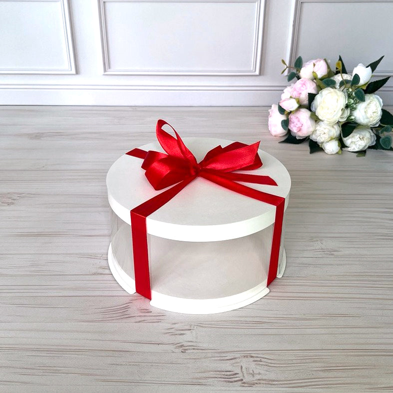 Przezroczyste pudełko na tort