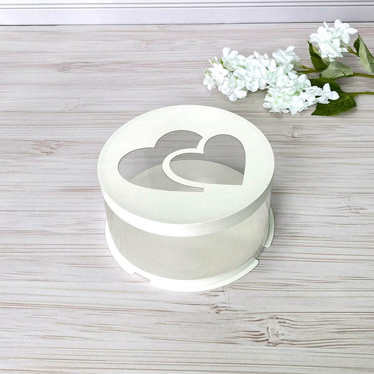 pudełko na ciasto przezroczyste z okienkiem