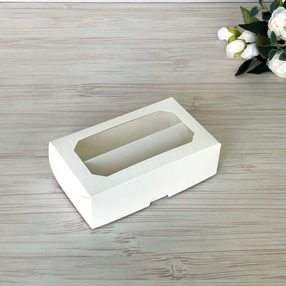 pudełko na makaroniki z okienkiem