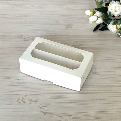 pudełko na makaroniki z okienkiem