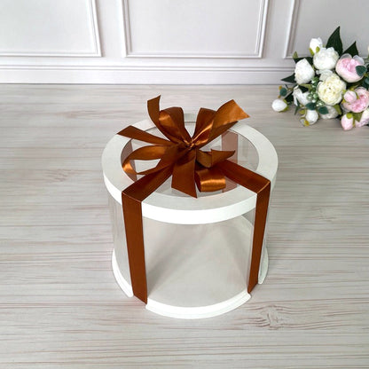 pudełko na tort przezroczyste z okienkiem