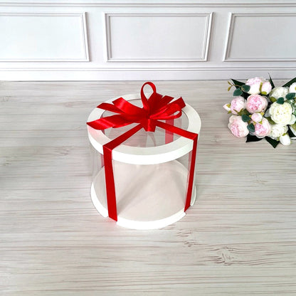 pudełko na tort przezroczyste z okienkiem