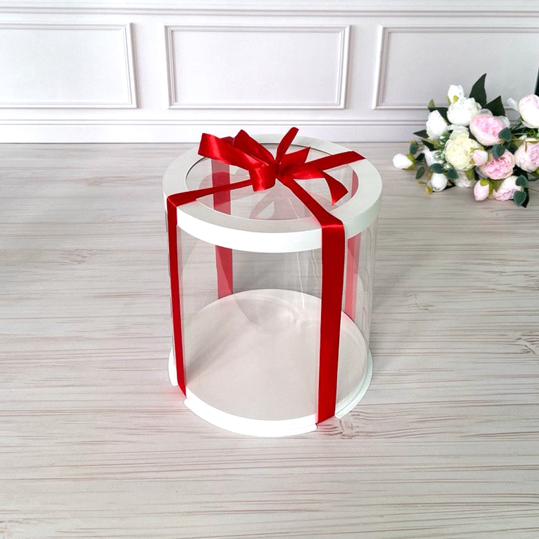 pudełko na tort przezroczyste z okienkiem