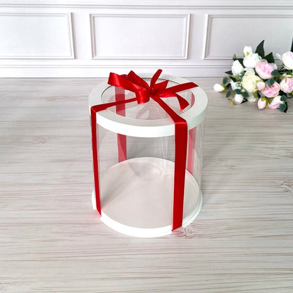 pudełko na tort przezroczyste z okienkiem