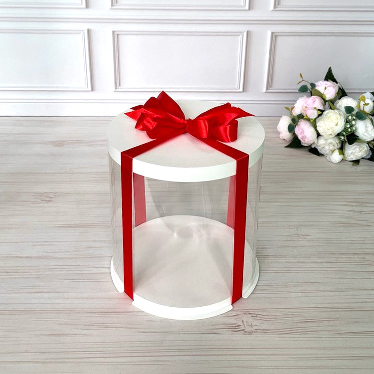 Przezroczyste pudełko na tort