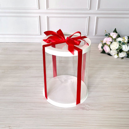 pudełko na tort przezroczyste z okienkiem